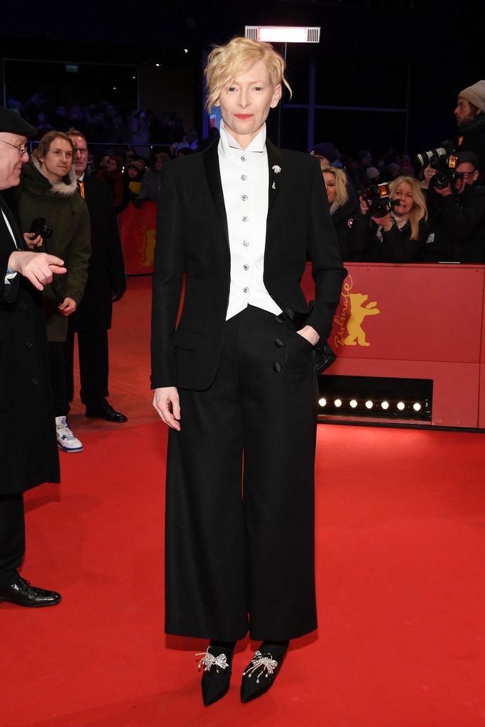 tilda swinton oscar dress