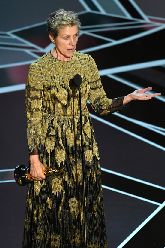 frances mcdormand oscar dress