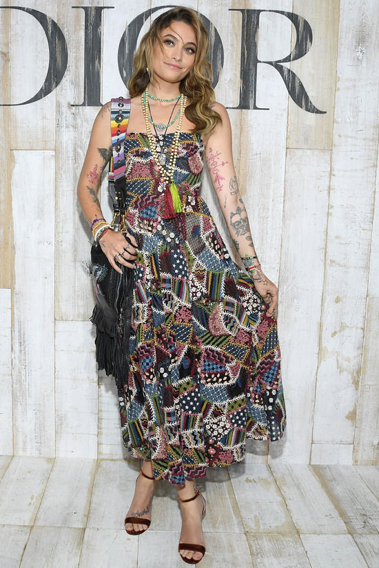 dior patchwork dress