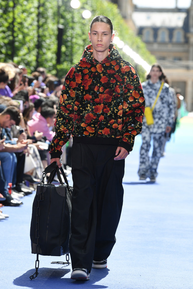 Louis Vuitton x NBA Men's Strategic Flower Hoodie Quilted Cotton