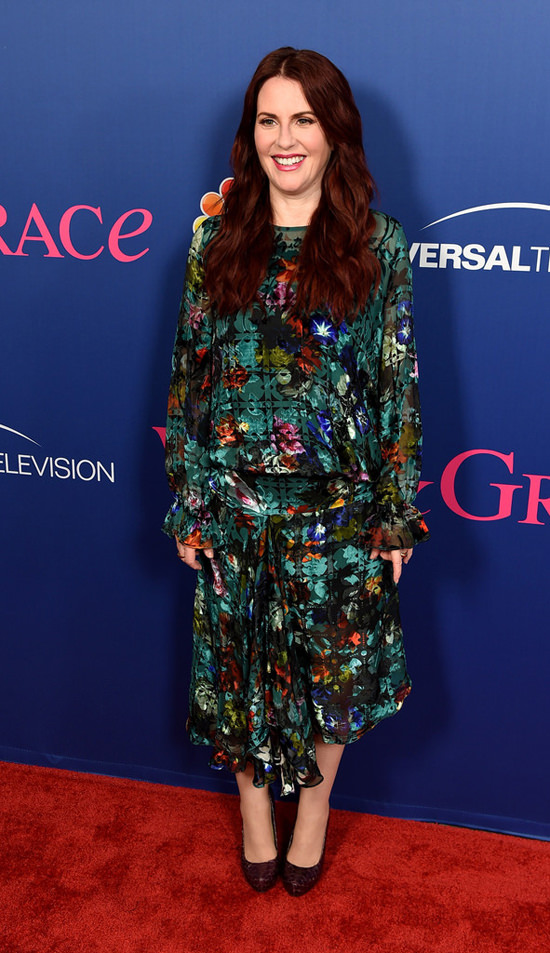 Megan Mullally and Debra Messing at NBC's FYC Event for 