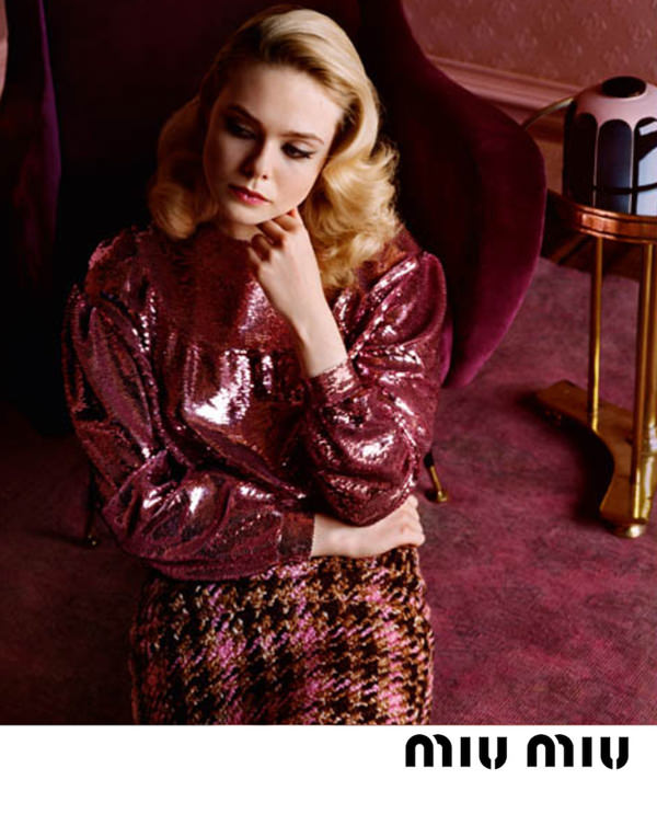 Elle Fanning Miu Miu Fall 2018 Ad Campaign Fashion Tom Lorenzo Site 3