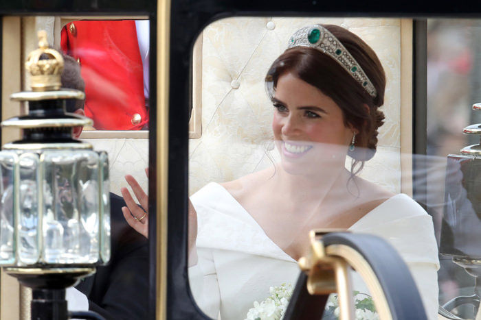 Celebs and royals rub shoulders at Princess Eugenie's wedding