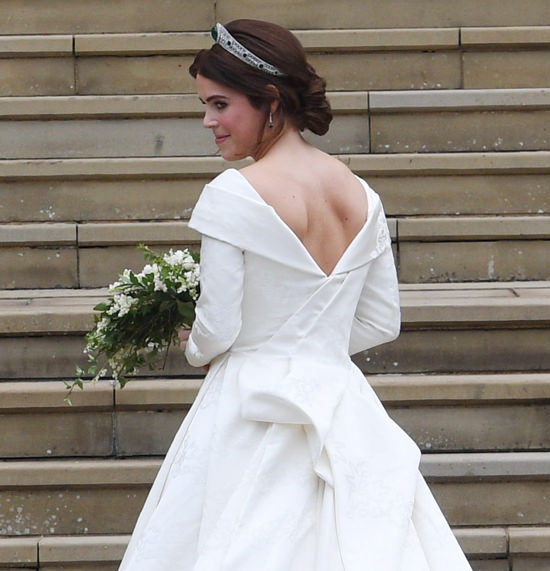 First glimpse of what Princess Eugenie wore to wedding dinner First glimpse of what Princess Eugenie wore to wedding dinner