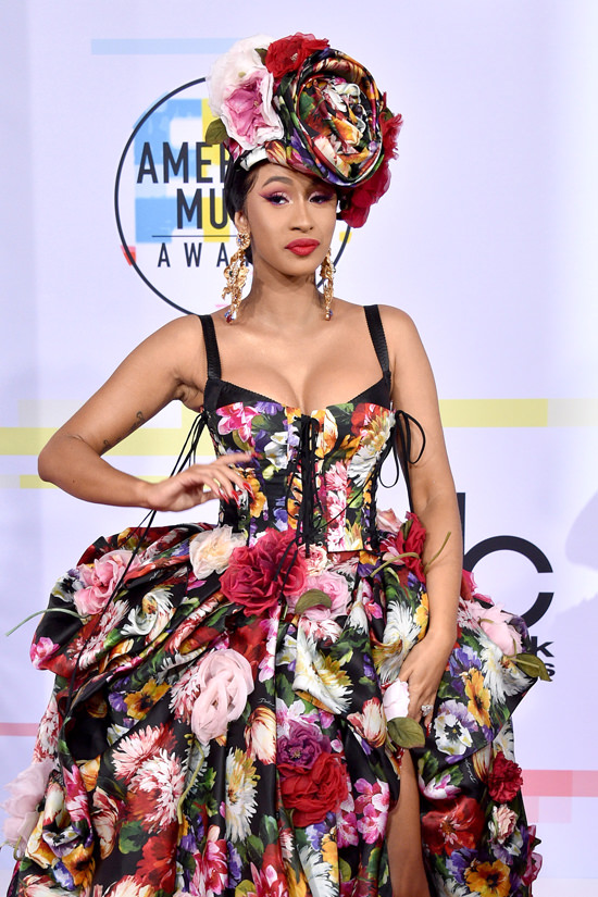 cardi b ama dress