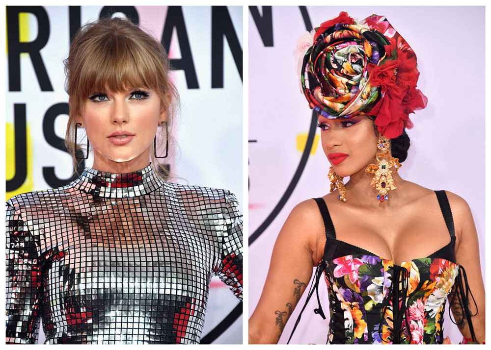 Red Carpet Showdown Of The Week Taylor Swift Vs Cardi B Tom