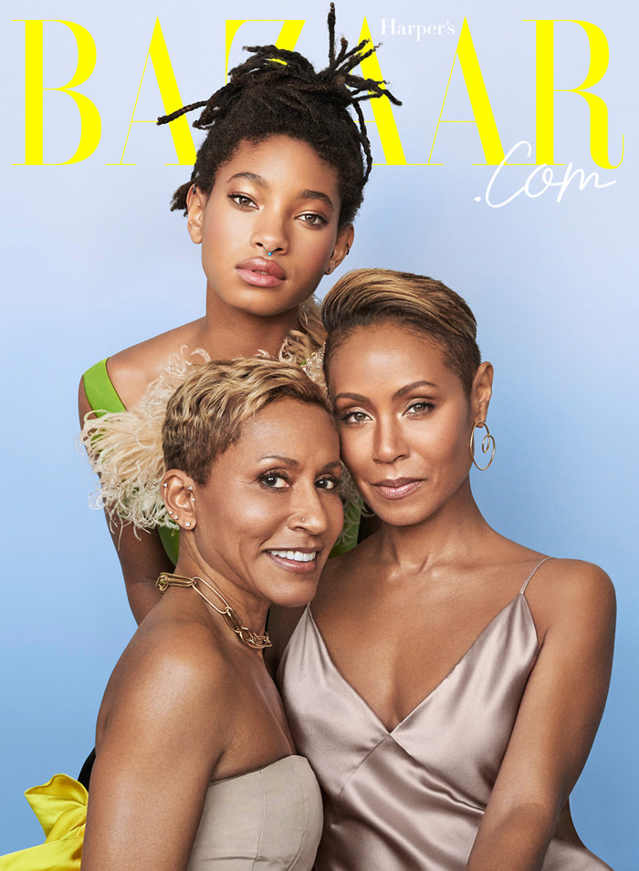 Jada Pinkett-Smith, Willow Smith and Adrienne Banfield-Norris for