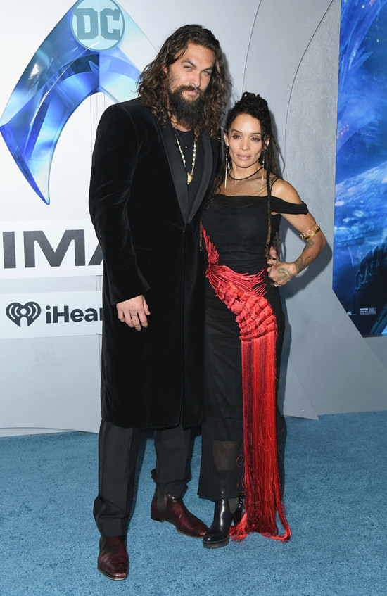 Jason Momoa and Lisa Bonet Go Their Own Way at the 