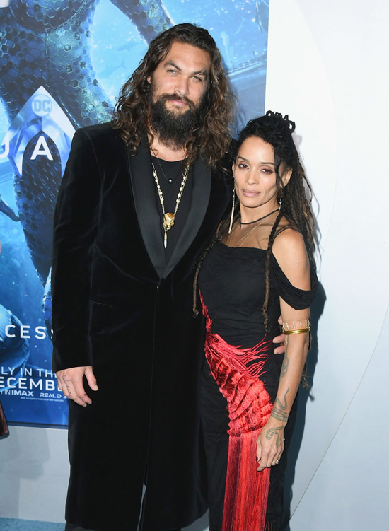 Jason Momoa and Lisa Bonet Go Their Own Way at the "Aquaman" Los Angeles Premiere  Tom + Lorenzo