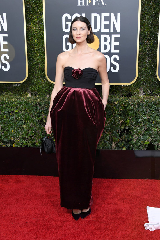 Golden Globes Style File: Caitriona Balfe Is all Over the 