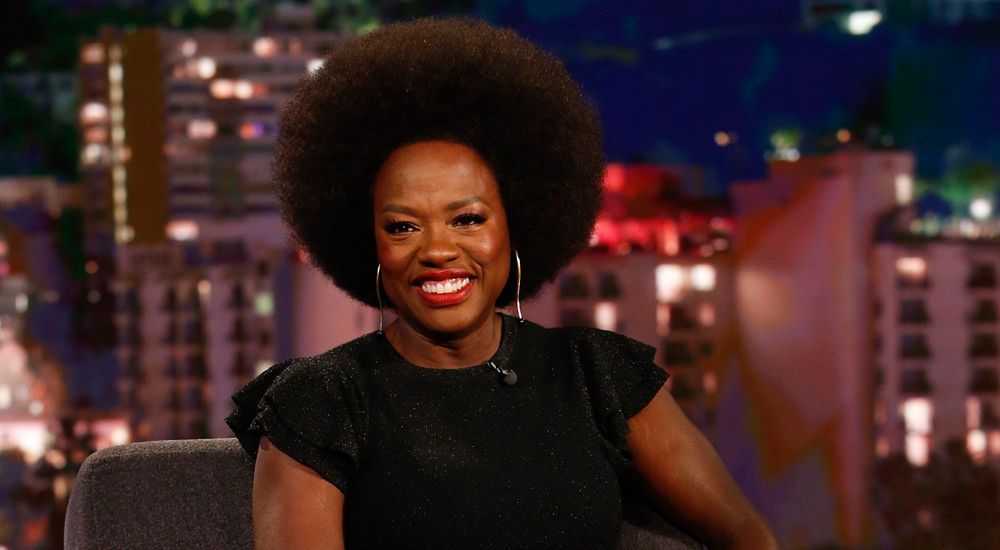 Viola Davis in Alice + Olivia on "Jimmy Kimmel Live!" Tom + Lorenzo