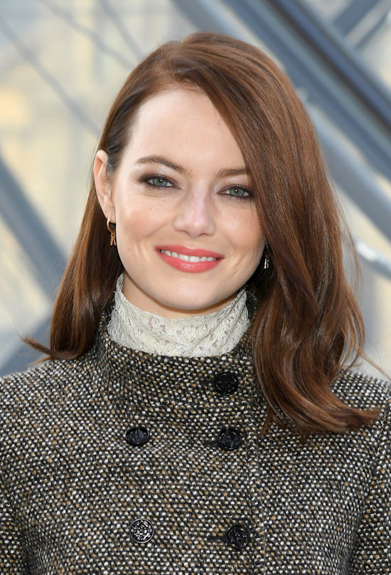 Emma Stone at the Louis Vuitton Fashion Show in Paris: IN or OUT? - Tom +  Lorenzo