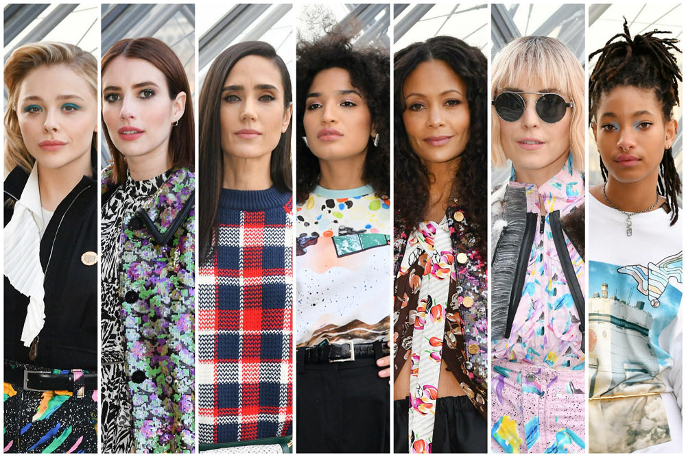 Louis Vuitton had the most star-studded front row at Paris Fashion