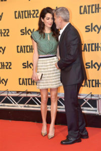 Amal Clooney And George Clooney At The "Catch-22" Rome Premiere - Tom ...