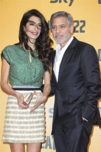 Amal Clooney And George Clooney At The "Catch-22" Rome Premiere - Tom ...