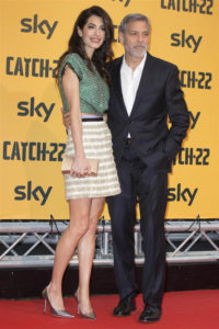 Amal Clooney And George Clooney At The "Catch-22" Rome Premiere - Tom ...