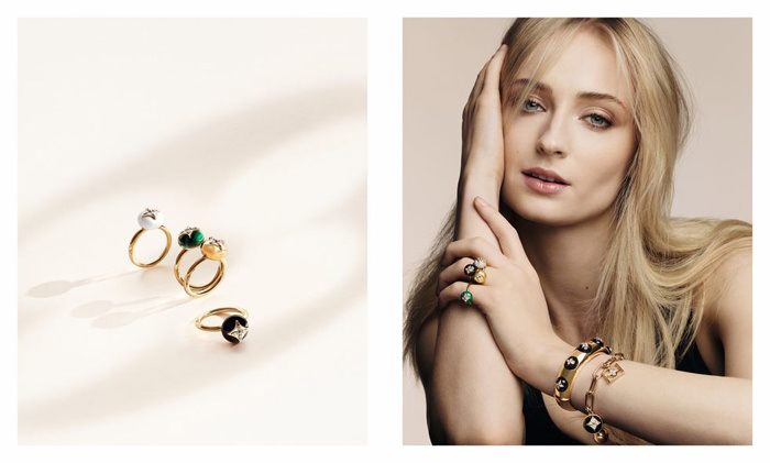Sophie Turner, Indya Moore and Chloe Moretz Front Louis Vuitton&#39;s &quot;B. Blossom&quot; Jewelry Ad ...