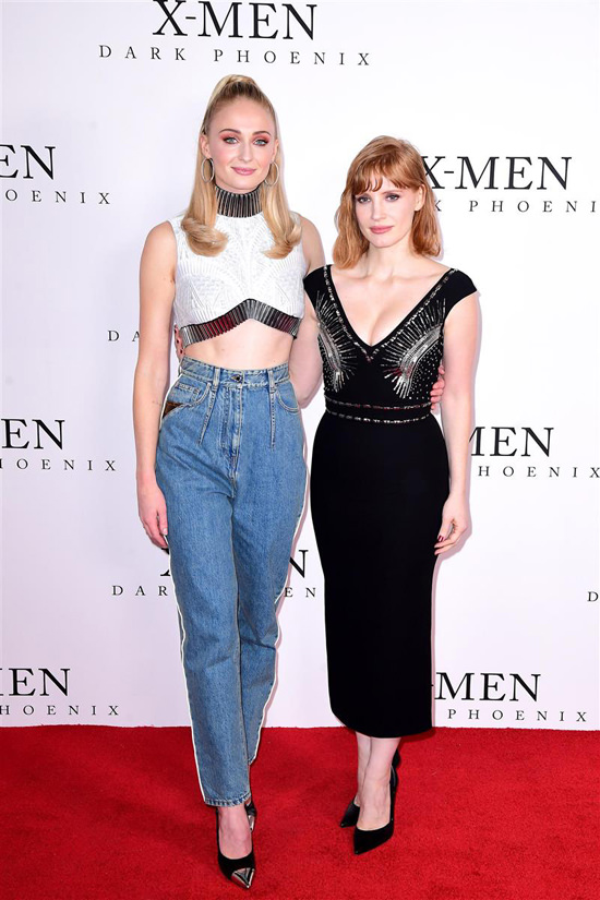 Sophie Turner & Julia Fox are Auburn-Haired Beauties at LVMH Prize