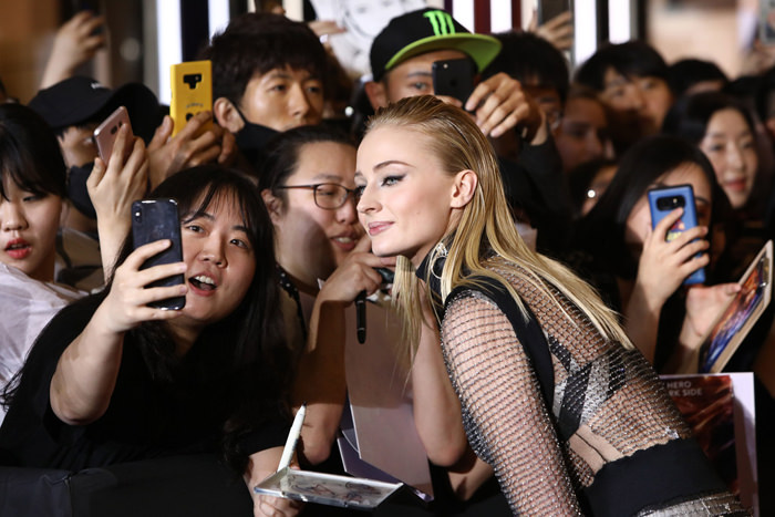 Sophie Turner in Louis Vuitton at the 