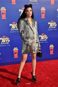 Mtv Movie And Tv Awards: Tessa Thompson In Thom Browne - Tom + Lorenzo