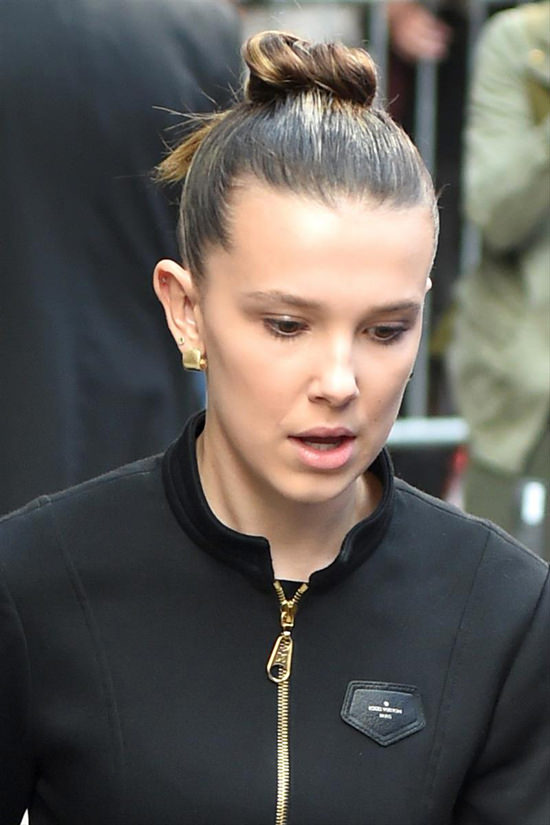 Millie Bobby Brown in Louis Vuitton at Good Morning America