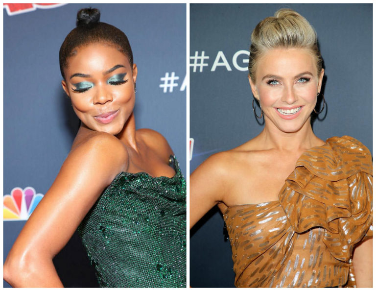 Gabrielle Union and Julianne Hough at America's Got Talent Season 14