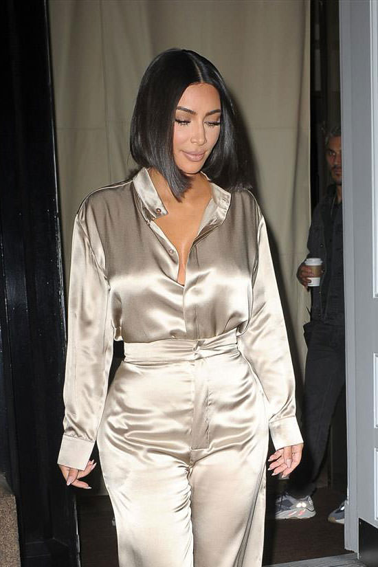 Kim Kardashian Out and About in NYC in Vintage Chanel - Tom + Lorenzo