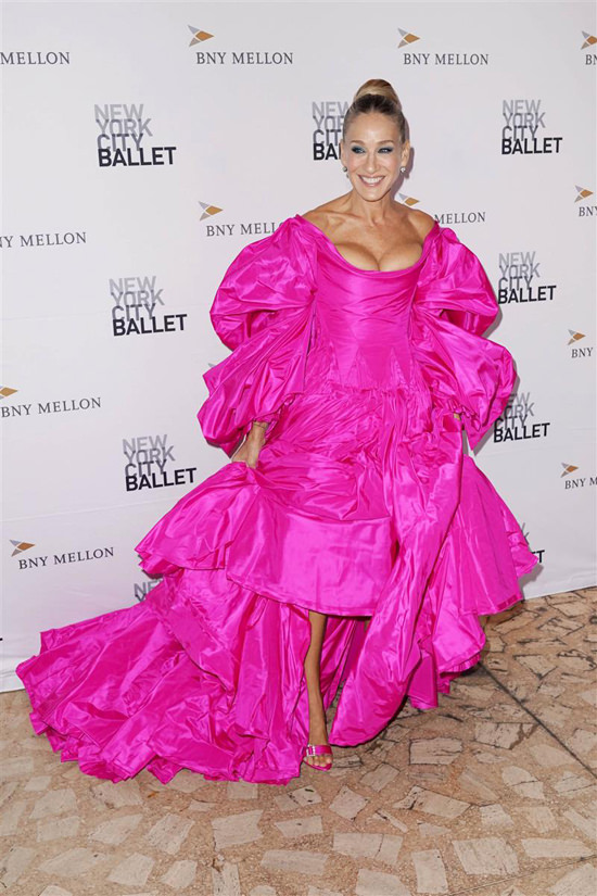 Sarah Jessica Parker in Zac Posen at the New York City Ballet Fall ...