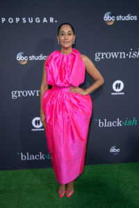 Tracee Ellis Ross in Christopher John Rogers at POPSUGAR X ABC 