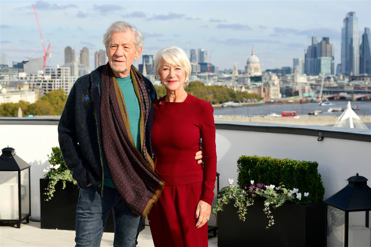 Ian McKellen and Helen Mirren at “The Good Liar” London Photocall - Tom ...