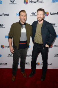 Scott Evans and Chris Evans at the NewFest Film Festival Screening of ...