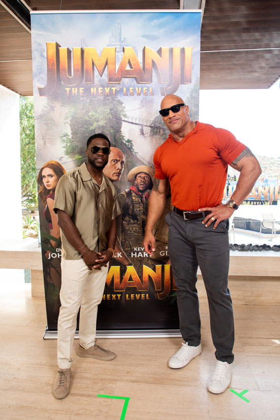 Dwayne Johnson, Kevin Hart , Karen Gillan, Jack Black and ...