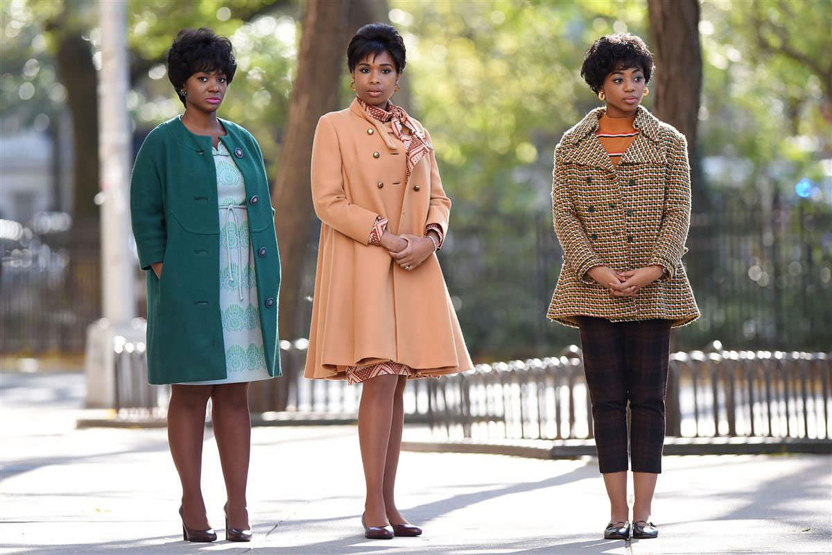 Jennifer Hudson on the Set of the Aretha Franklin Biopic ...