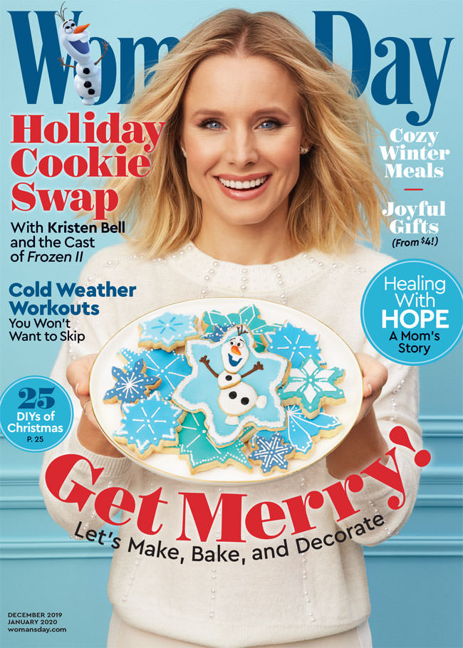 “Frozen” Star Kristen Bell for Woman’s Day Magazine | Tom & Lorenzo