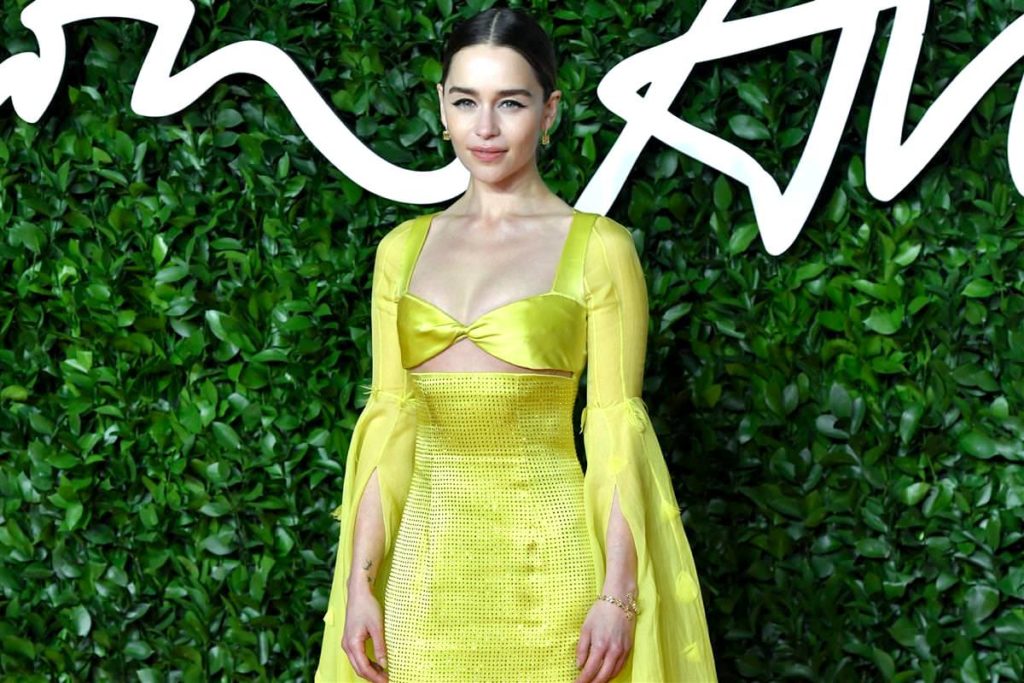The Fashion Awards 2019: Emilia Clarke in Schiaparelli Couture - Tom