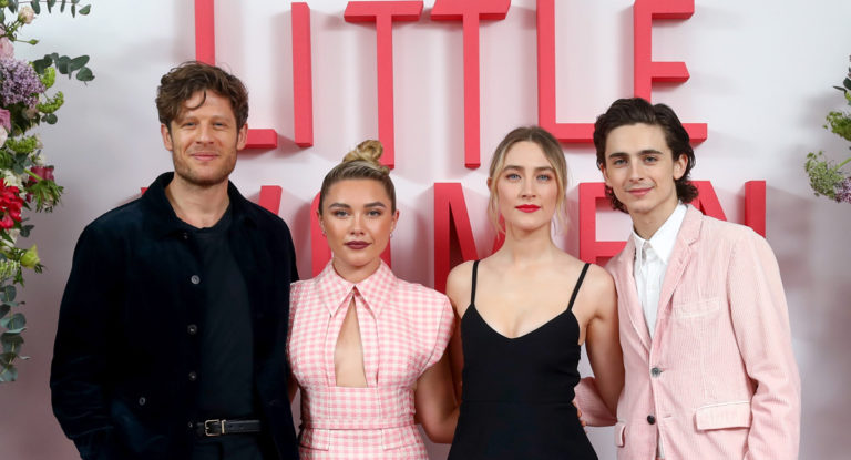 James Norton, Florence Pugh, Saoirse Ronan and Timothée Chalamet at the ...