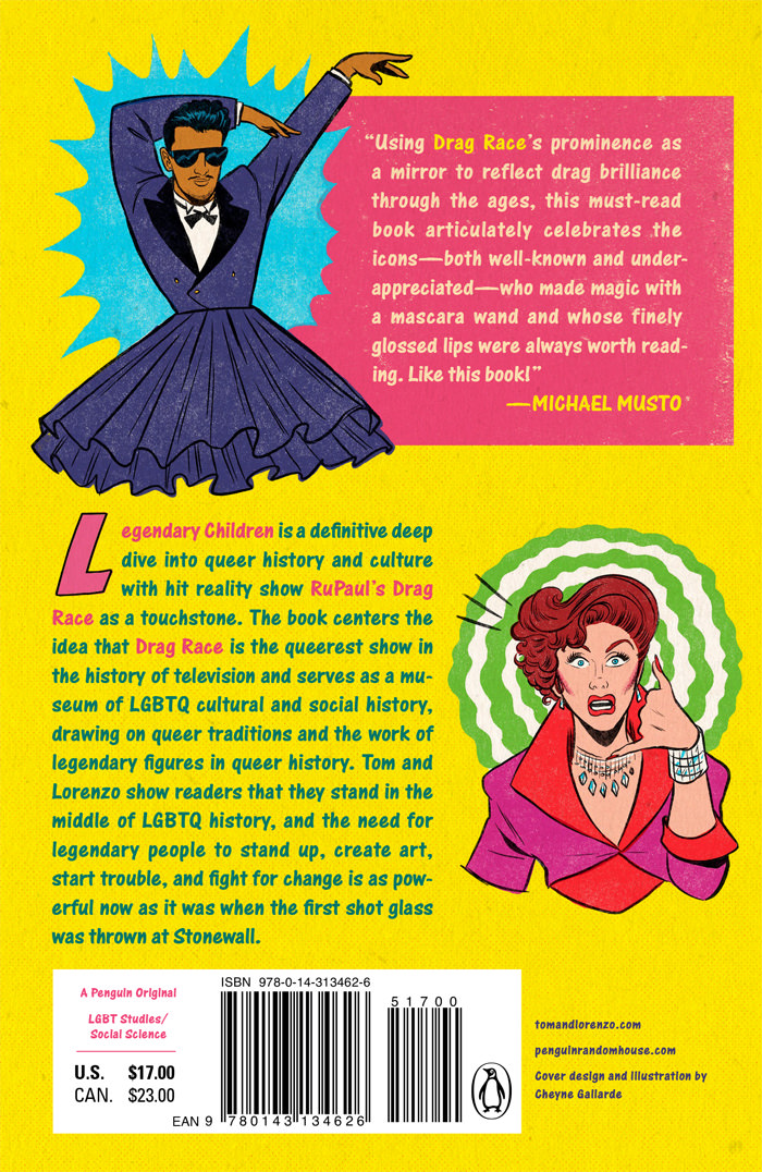 Back Cover Art and Katya Blurb, Bitches!!! - Tom + Lorenzo