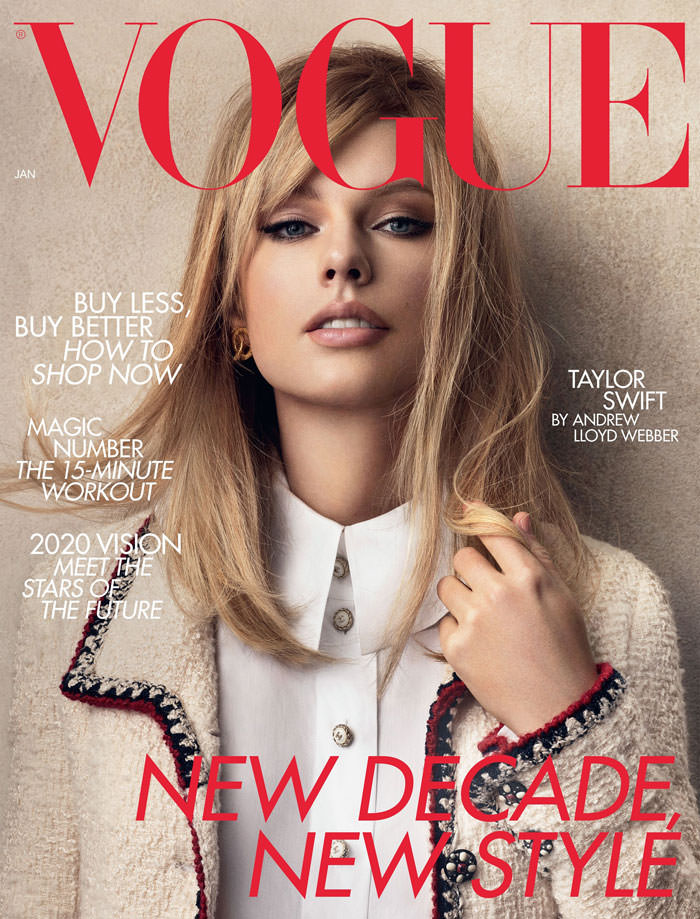 Taylor Swift British Vogue Uk Magazine January 2020 Issue Fashion Tom 