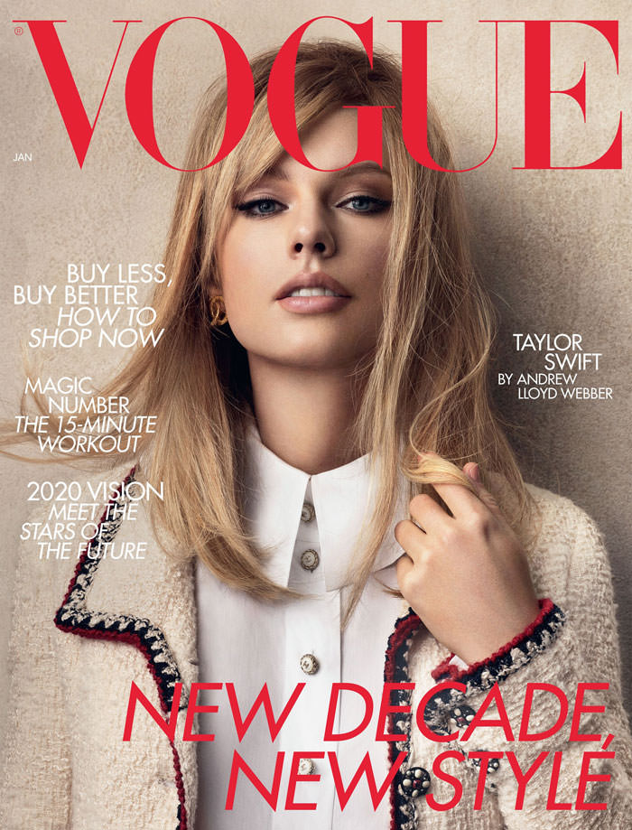 Taylor Swift British Vogue Uk Magazine January 2020 Issue Fashion Tom