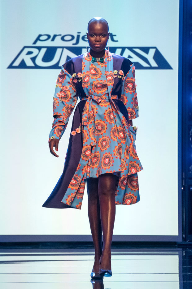 Josie's Runway 原画　一点もの Project Runway Fashion Check (Season 18 Episode 7 “Project