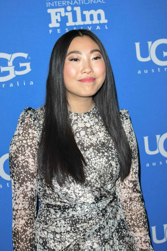 Awkwafina in Giambattista Valli at the Santa Barbara International Film ...