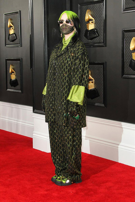 Grammy Awards 2020 Billie Eilish In Gucci Tom Lorenzo