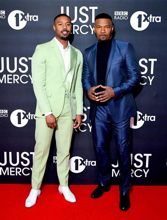 Just Mercy Michael B. Jordan Red Suit