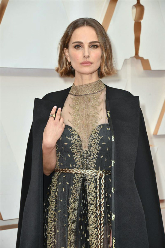 Oscars 2020 Natalie Portman In Dior Couture Tom Lorenzo