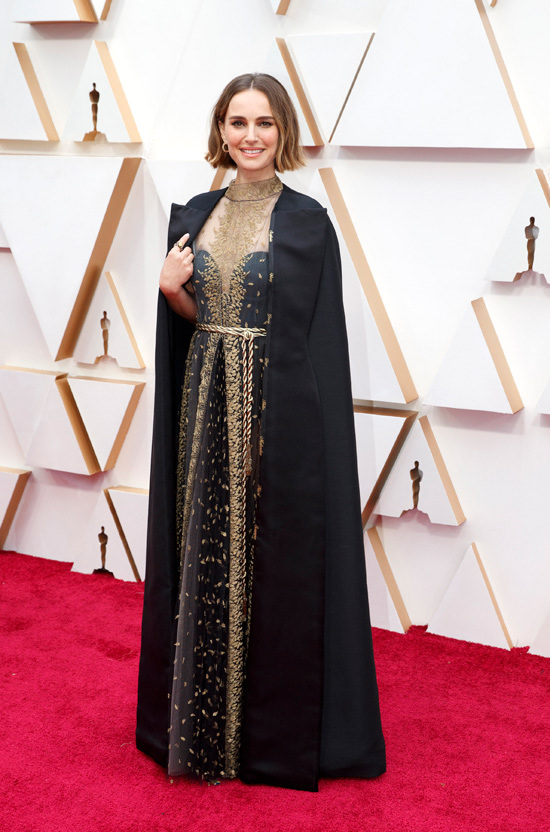 Oscars 2020 Natalie Portman In Dior Couture Tom Lorenzo