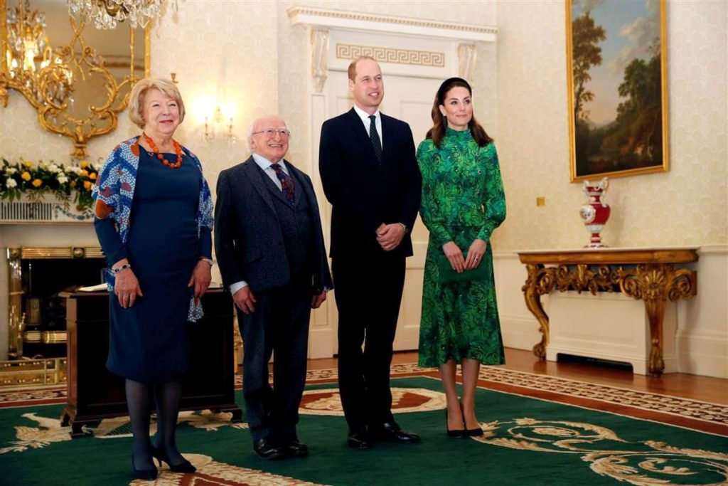 Bill and Cathy Cambrige Wear ALL the Green in Dublin - Tom + Lorenzo