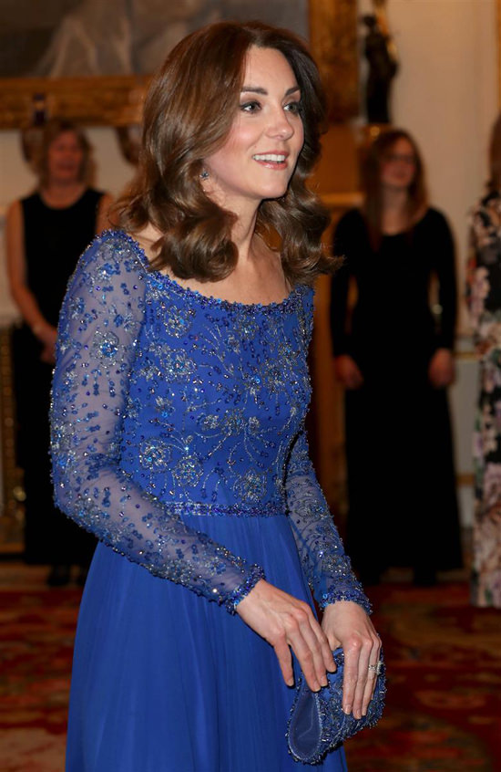 Cathy Cambridge in Jenny Packham at Place2Be Reception - Tom + Lorenzo
