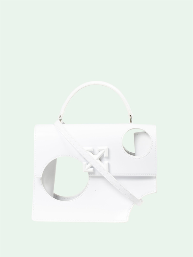 Off-White Jitney Tote Bag in Straw and Women's Leather – Bluefly