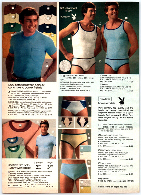 Because Why The Hell Not: Vintage '70s and '80s Men's Underwear