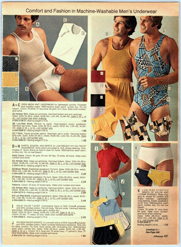 27 Vintage Men's Underwear Ads From the 1970s That Are Cringeworthy ~  Vintage Everyday
